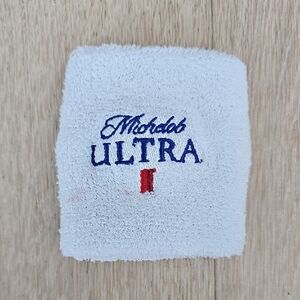 Michelob Ultra White Wristband
